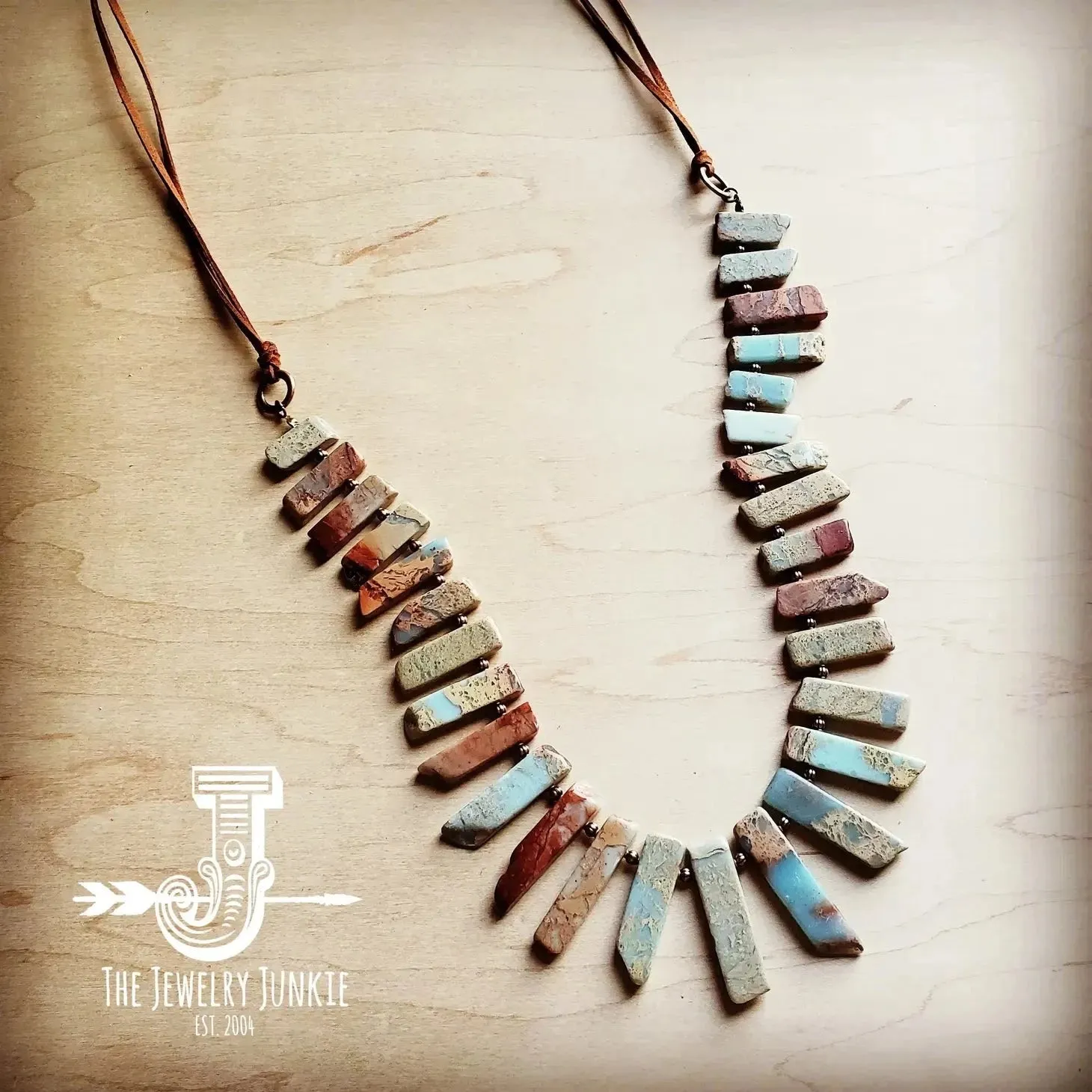 Aqua Terra Small Slab Necklace