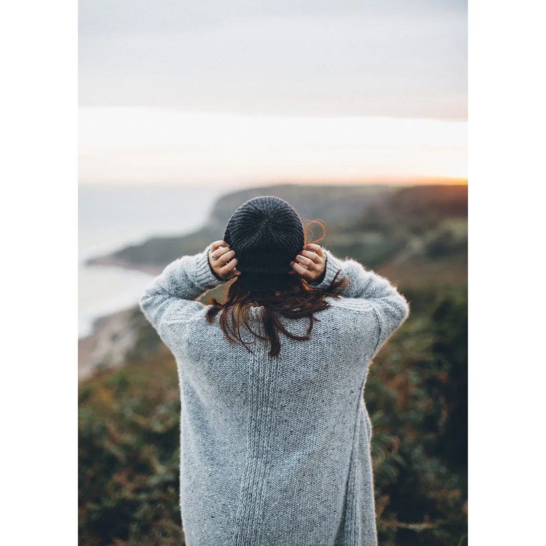 Charcoal Rib Beanie Hat