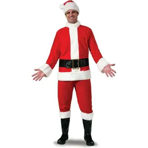 Classic Flannel Finish Santa Adult XL Costume