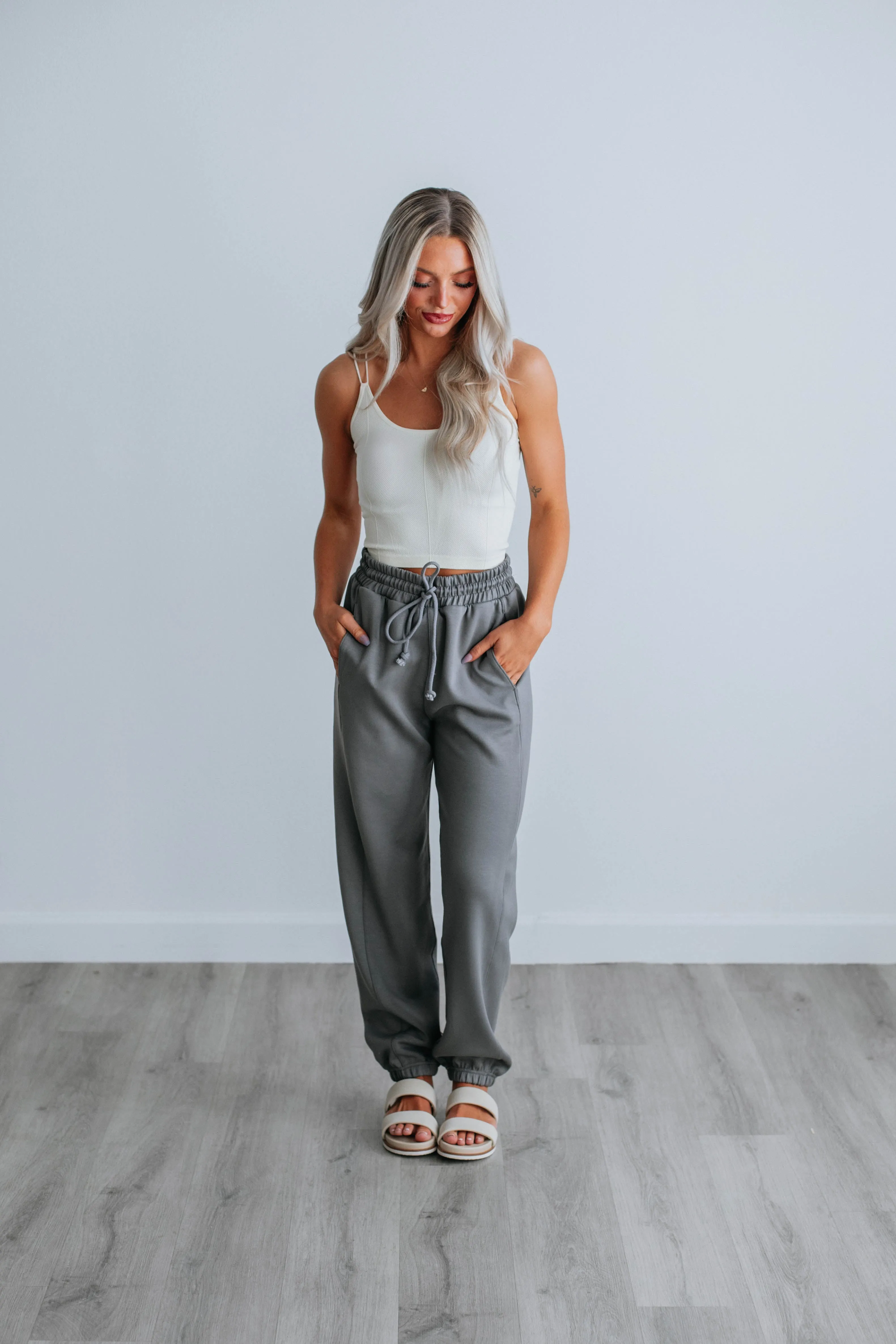 Corwin Lounge Joggers - Charcoal