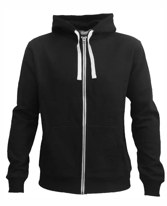 CZH Adults Contrast Zip Hoodie