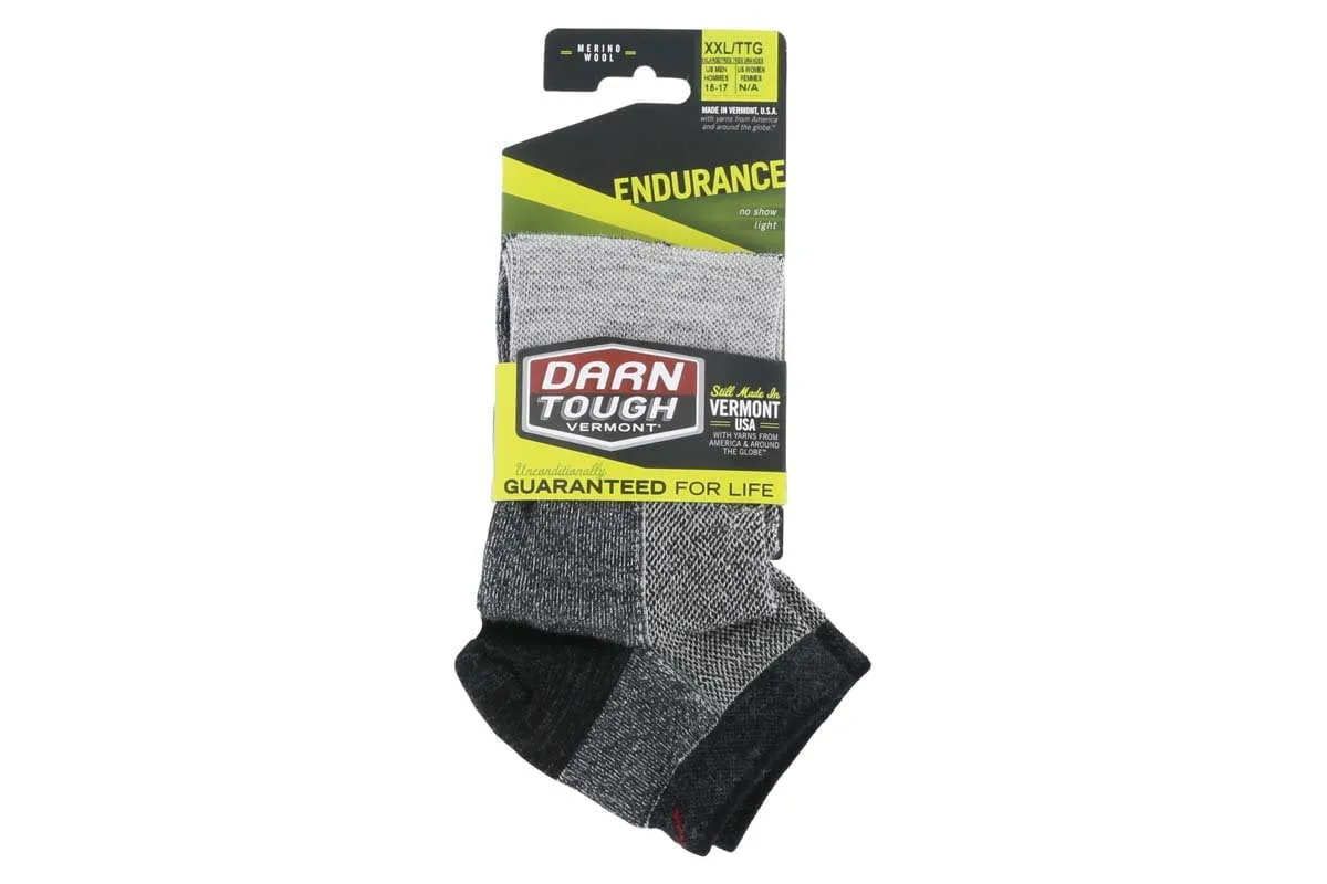 Darn Tough No Show Light Sock Charcoal