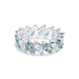 Demeter Eternity Ring (Aqua)