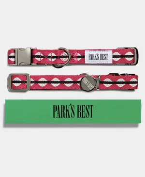 Dog Collar, Circle and Stripes