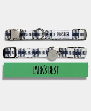 Dog Collar, Gingham