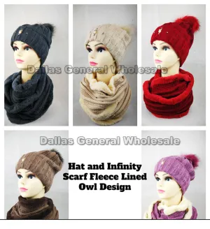 Fashion Beanie with Infinity Scarf Set Wholesale