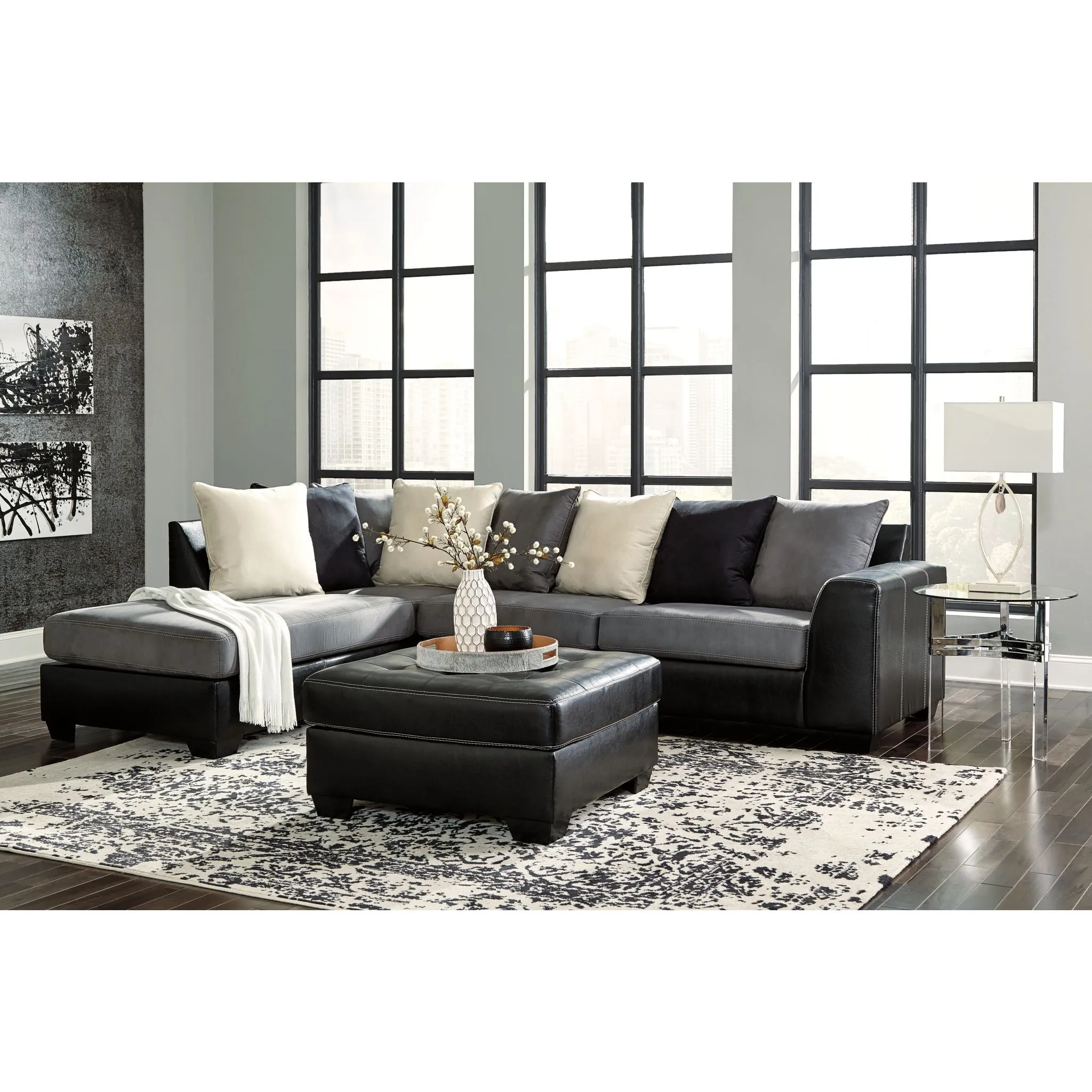 Jacurso 2 Piece LAF Sectional