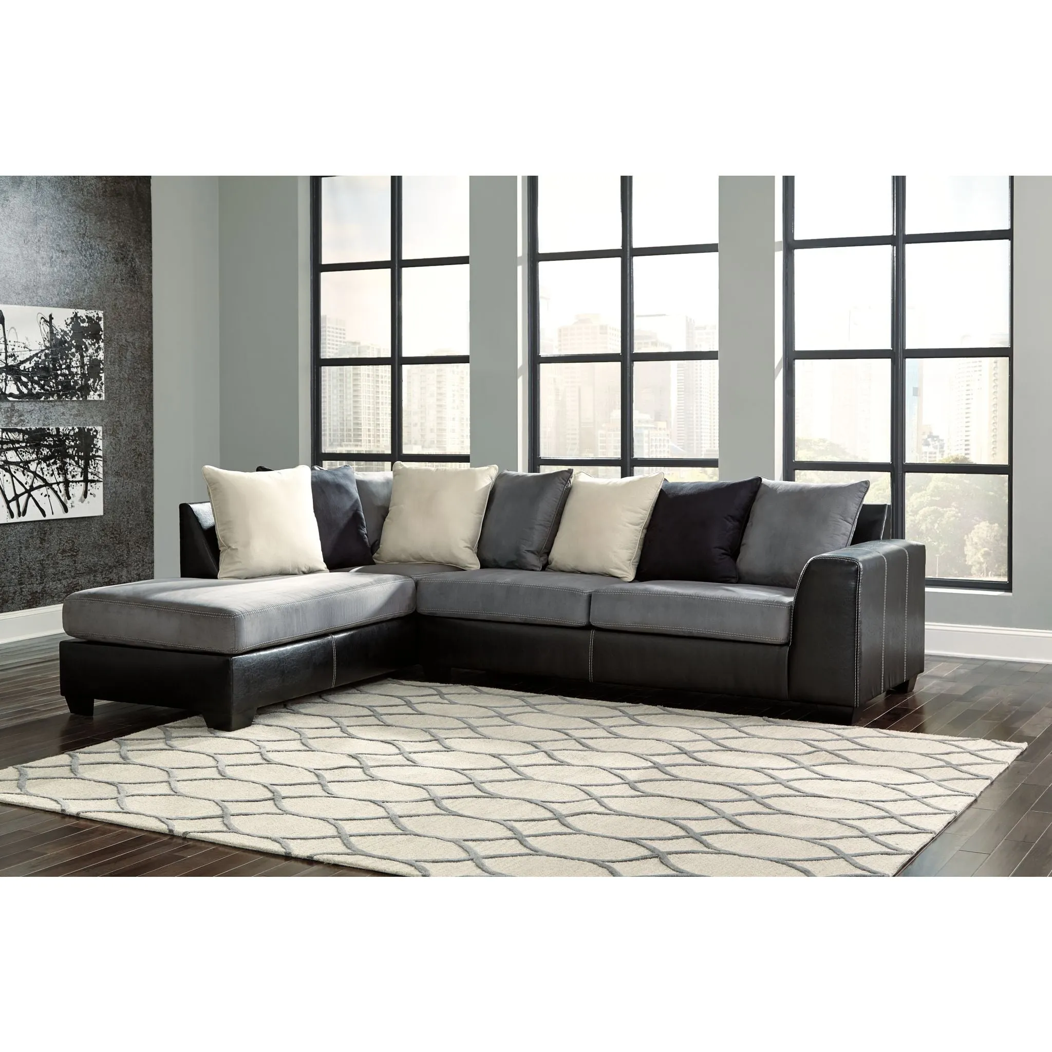 Jacurso 2 Piece LAF Sectional