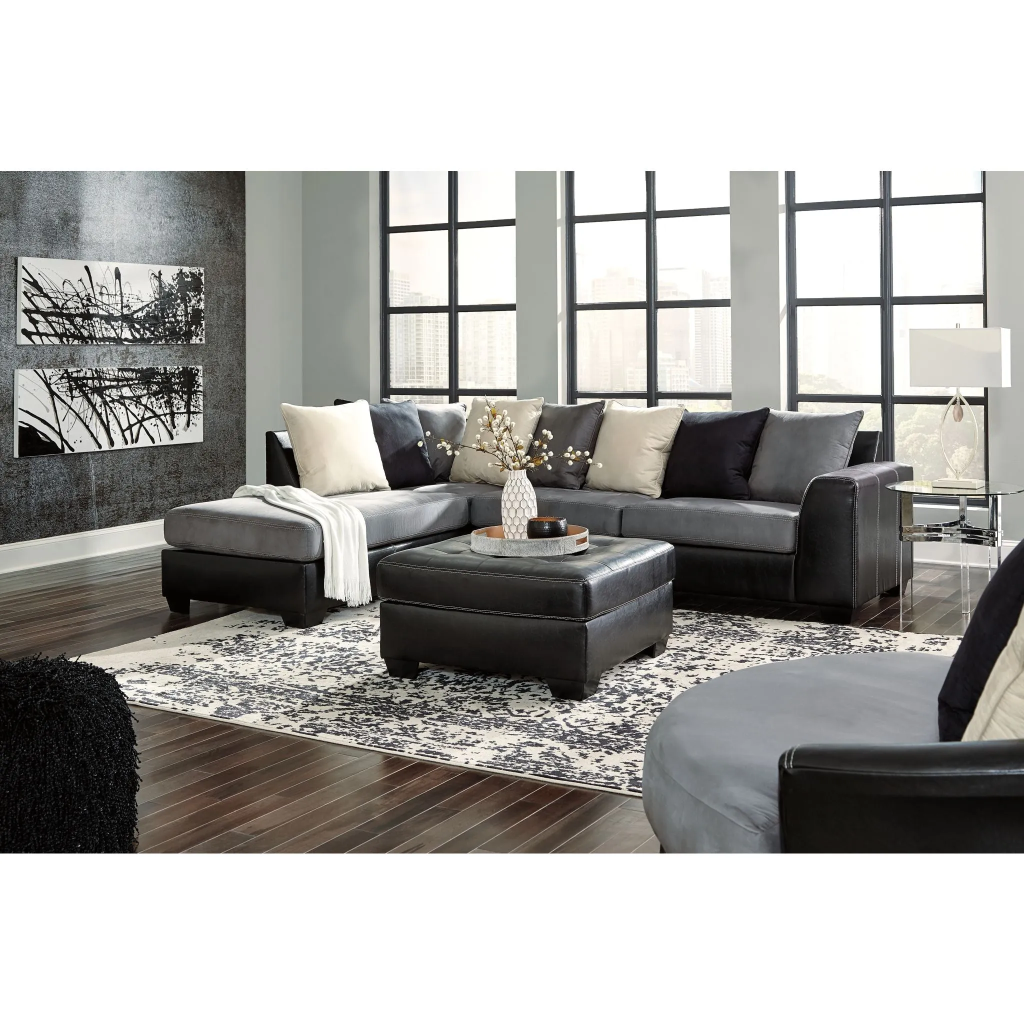 Jacurso 2 Piece LAF Sectional