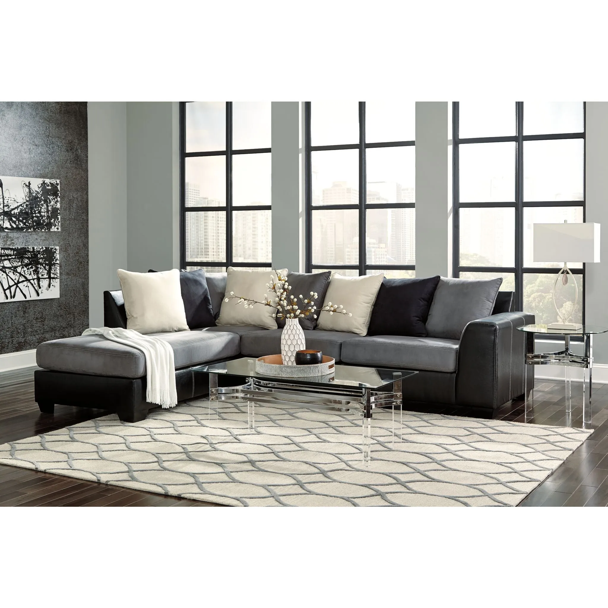 Jacurso 2 Piece LAF Sectional