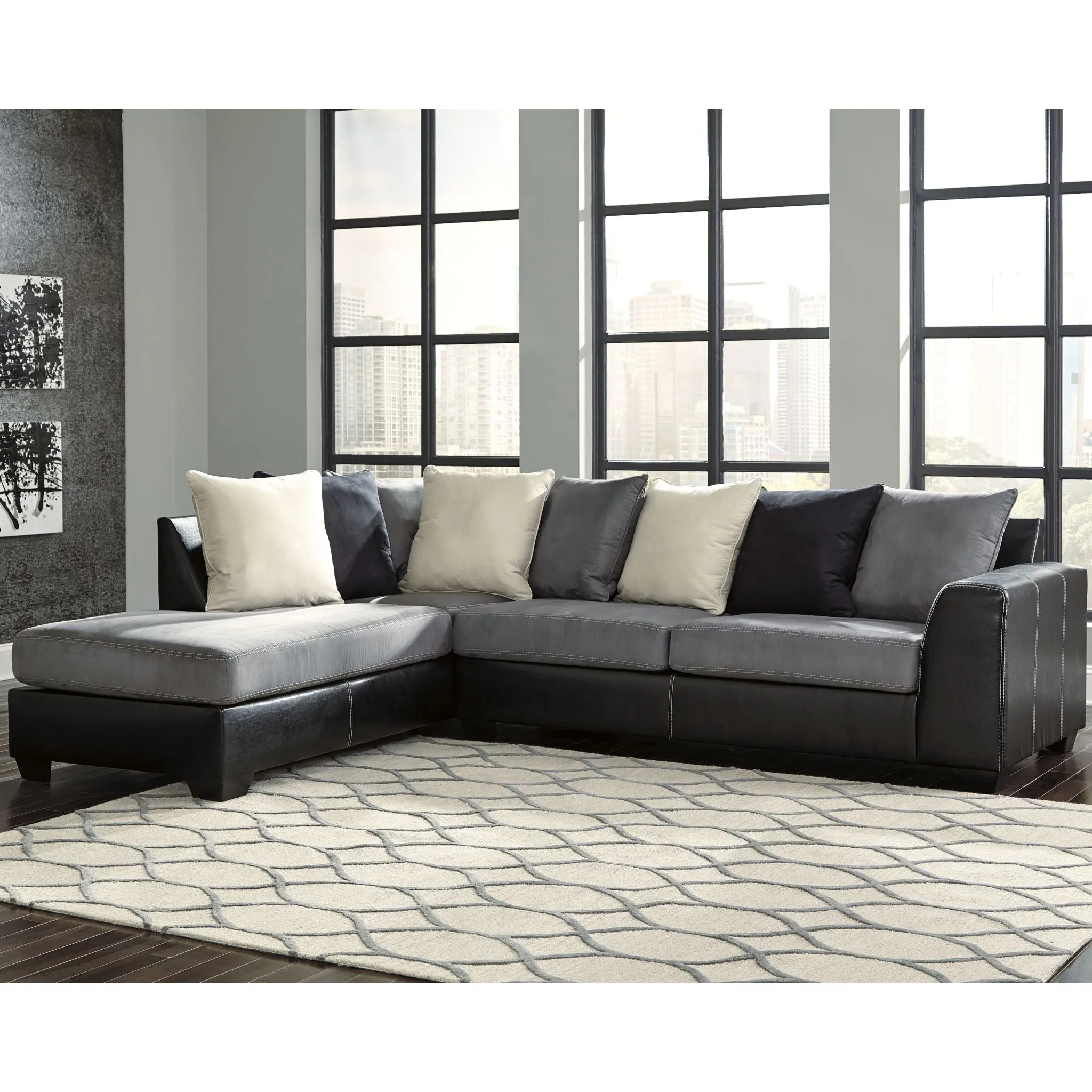 Jacurso 2 Piece LAF Sectional