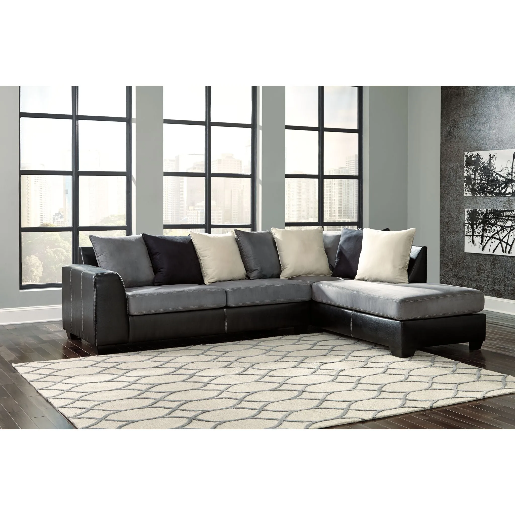 Jacurso 2 Piece RAF Sectional