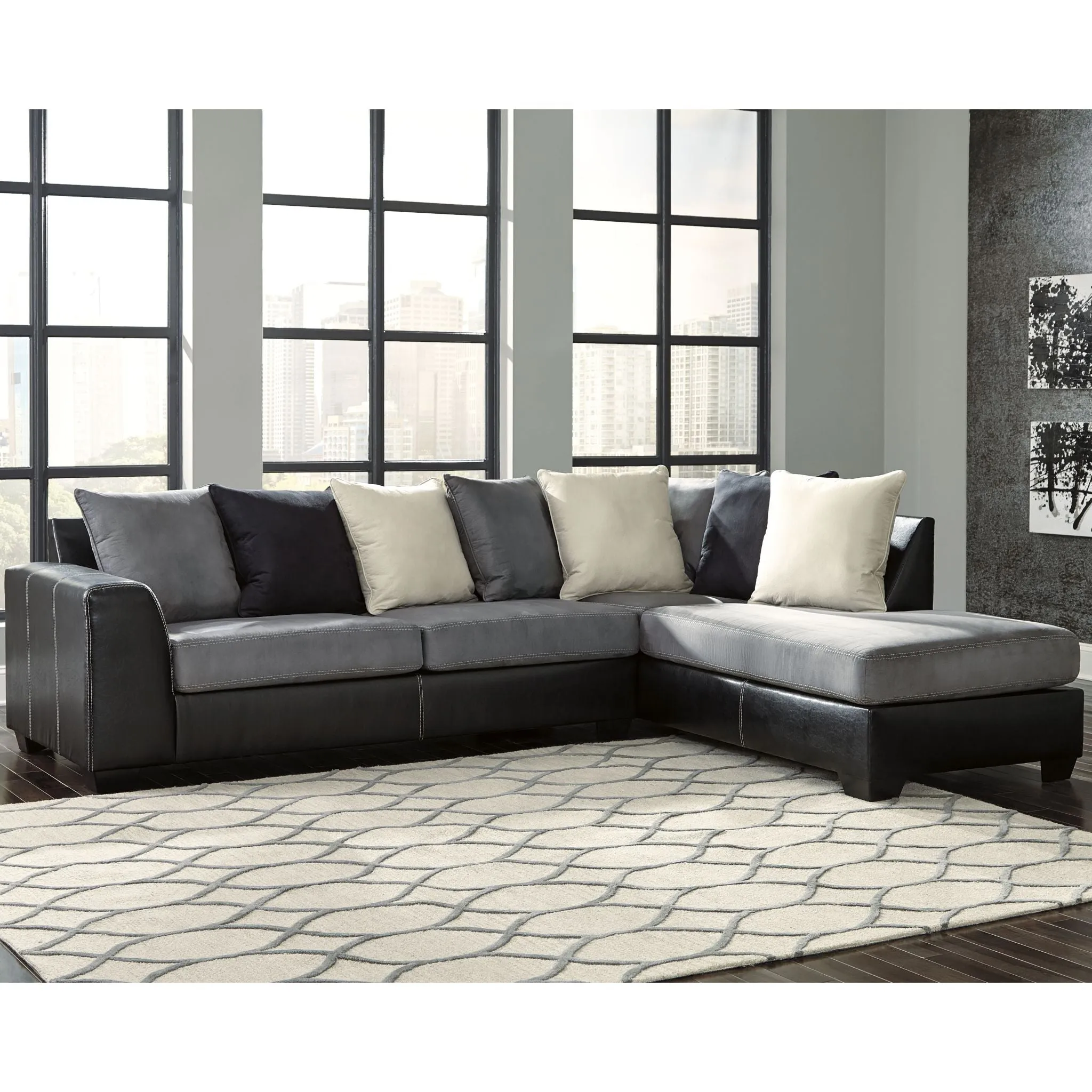 Jacurso 2 Piece RAF Sectional