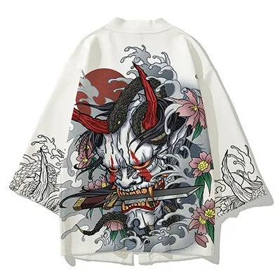 Japanese Demon Kimono Cardigan