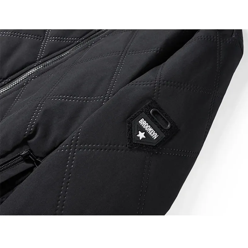 Men's Warm Puffer Jacket with Fleece Lining | Ideal for Autumn/Winter