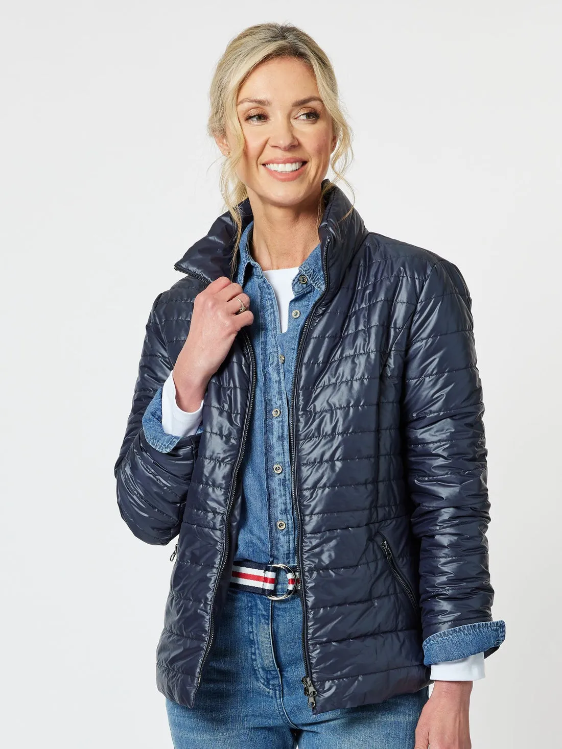 Pearlised Puffer Jacket