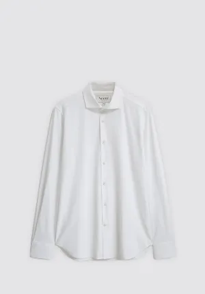 Recycled Italian | White Twill Comfort Shirt