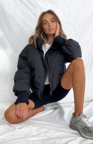 Remi Puffer Jacket Black