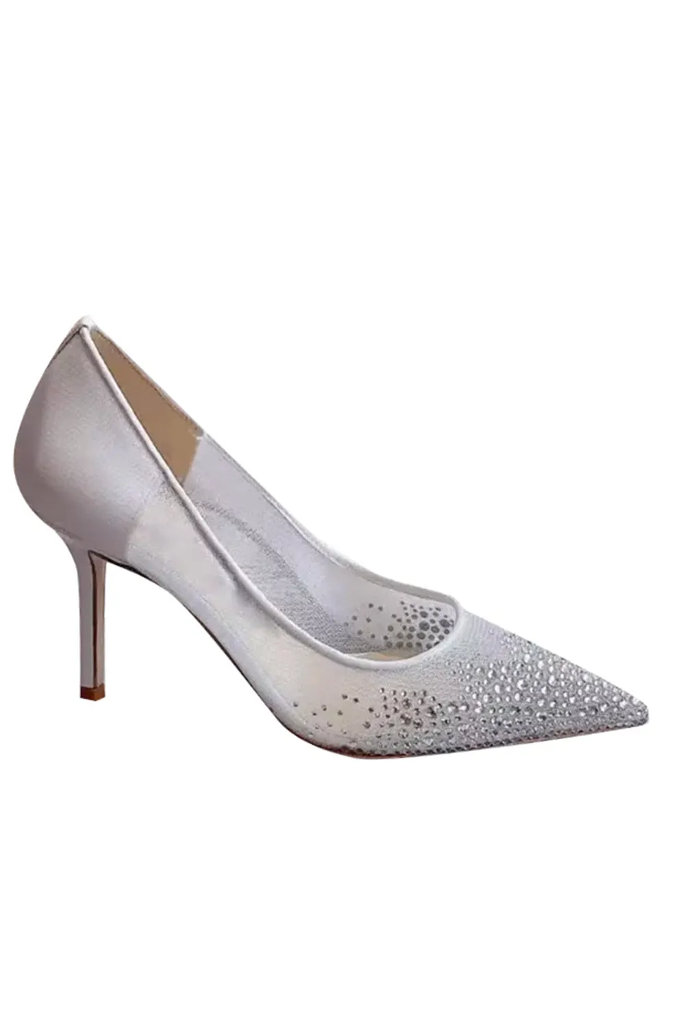 Stiletto Heel Rhinestones High Heel Pumps