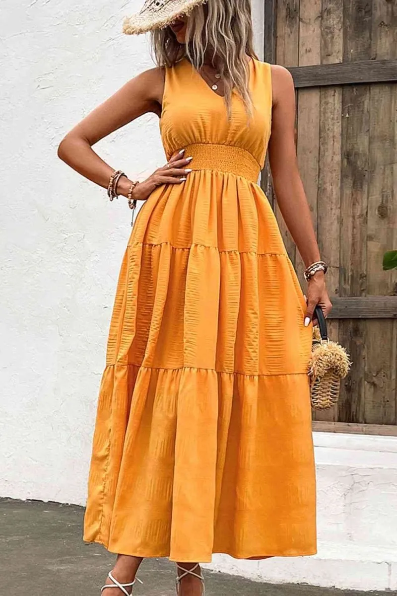 Summer Breeze Tiered Maxi Dress