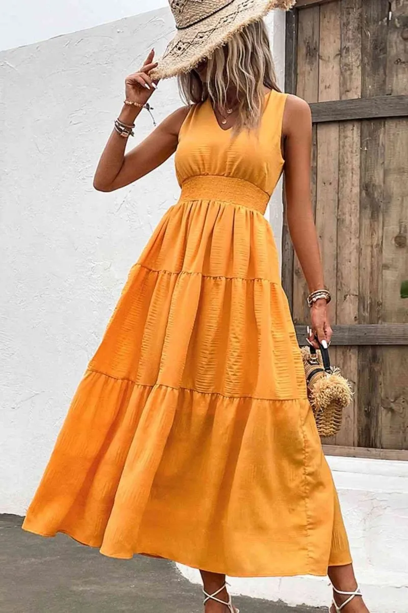 Summer Breeze Tiered Maxi Dress