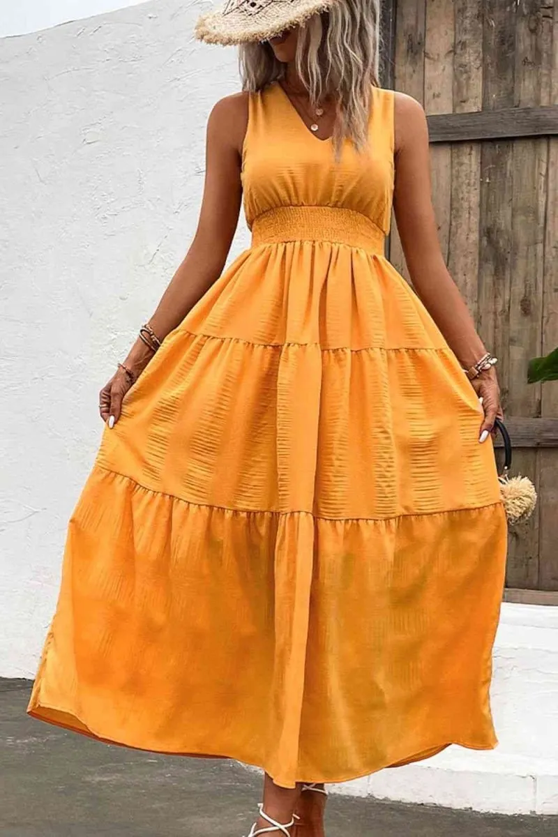 Summer Breeze Tiered Maxi Dress