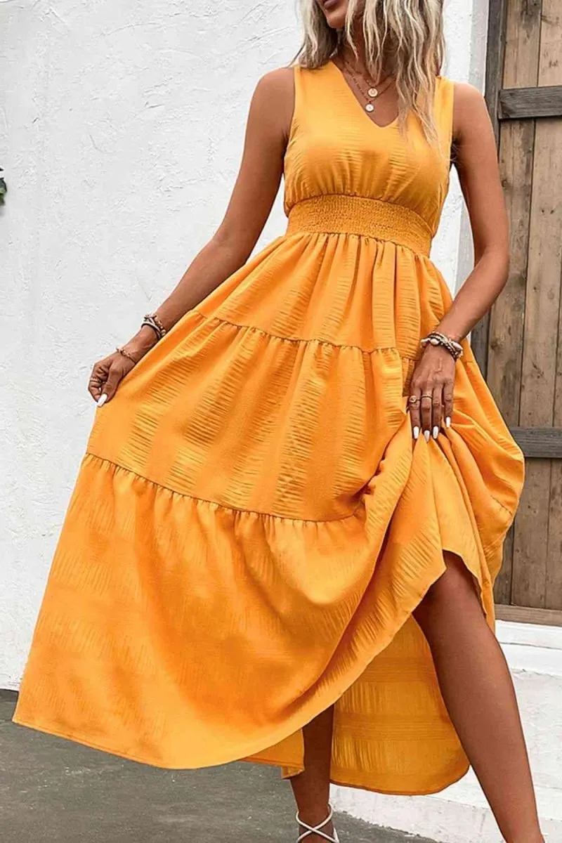 Summer Breeze Tiered Maxi Dress