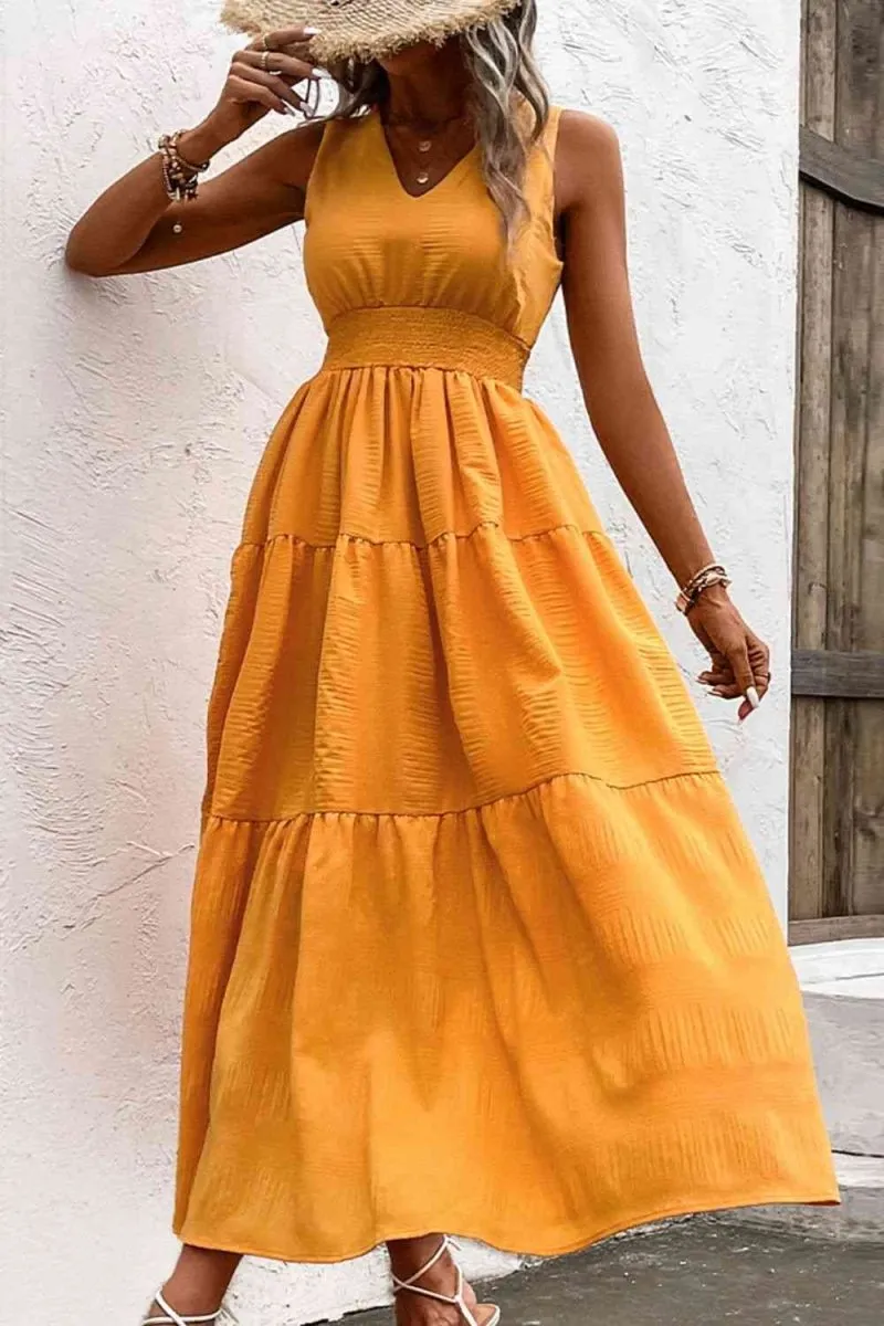 Summer Breeze Tiered Maxi Dress