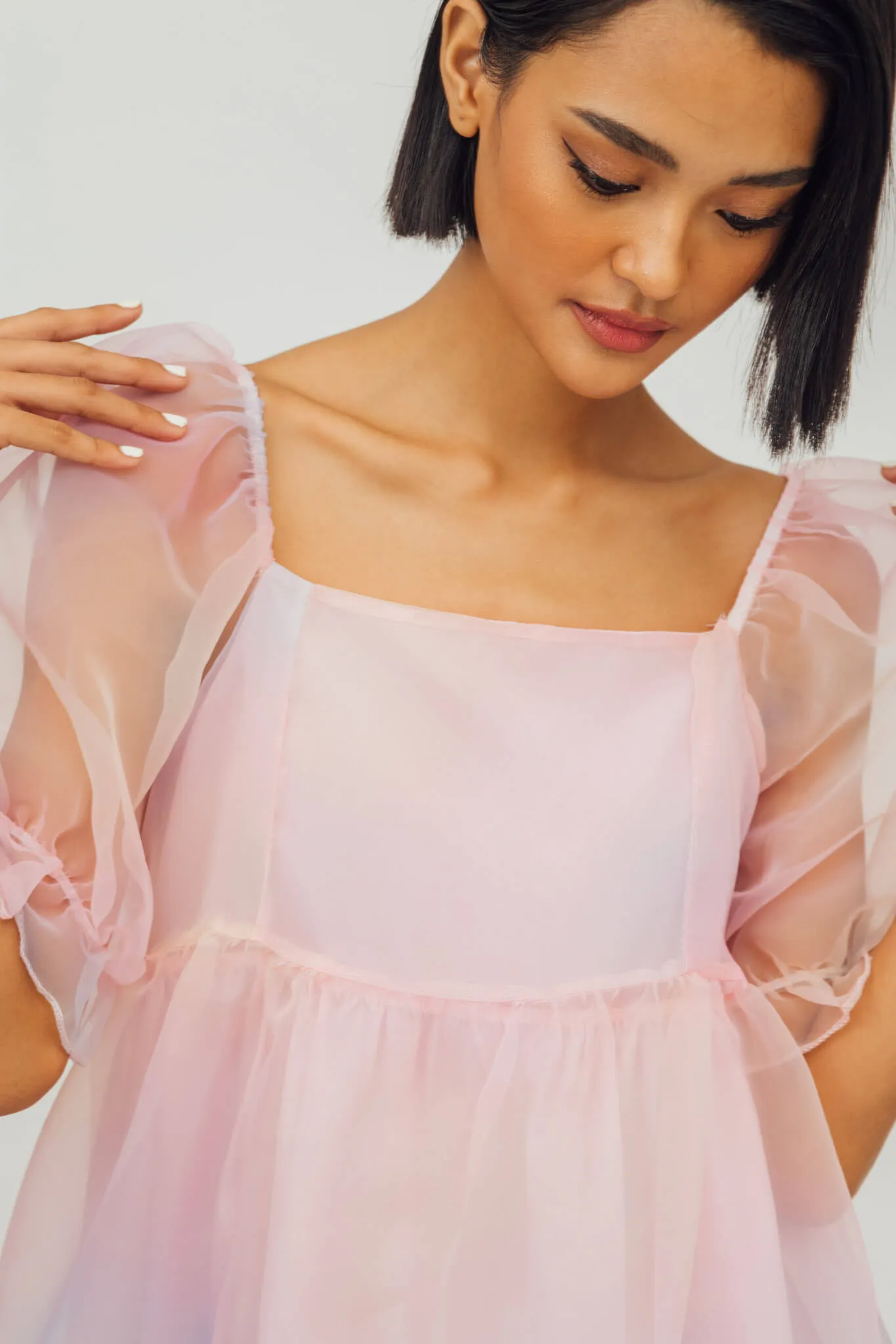 Tatianna Puff Sleeve Babydoll Dress