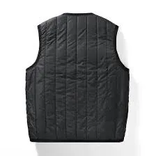 Winter Fur Warm Vest Waistcoat Pocket Black Vest Jackets Coat S297364