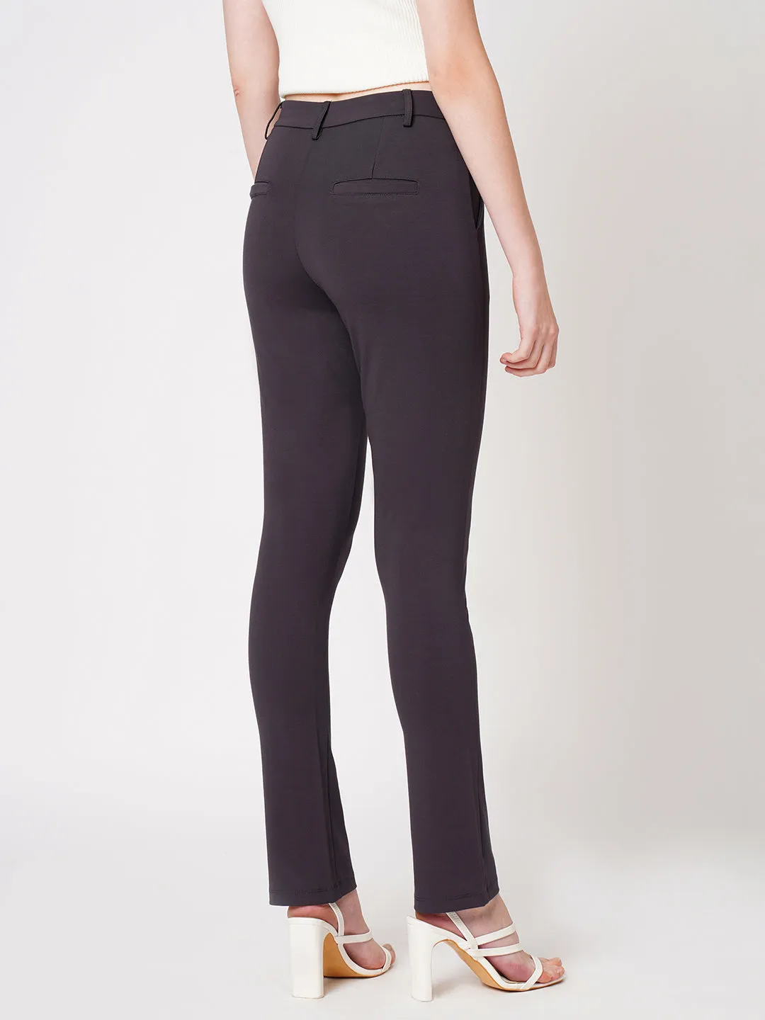 Women High-Rise Straight Treggings