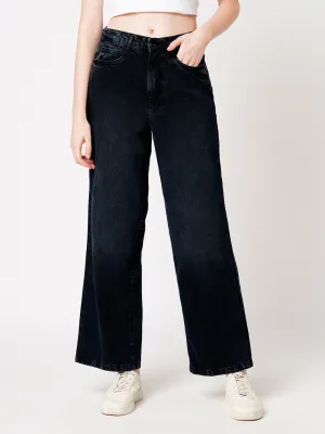 Women High-Rise Wide Leg Jeans